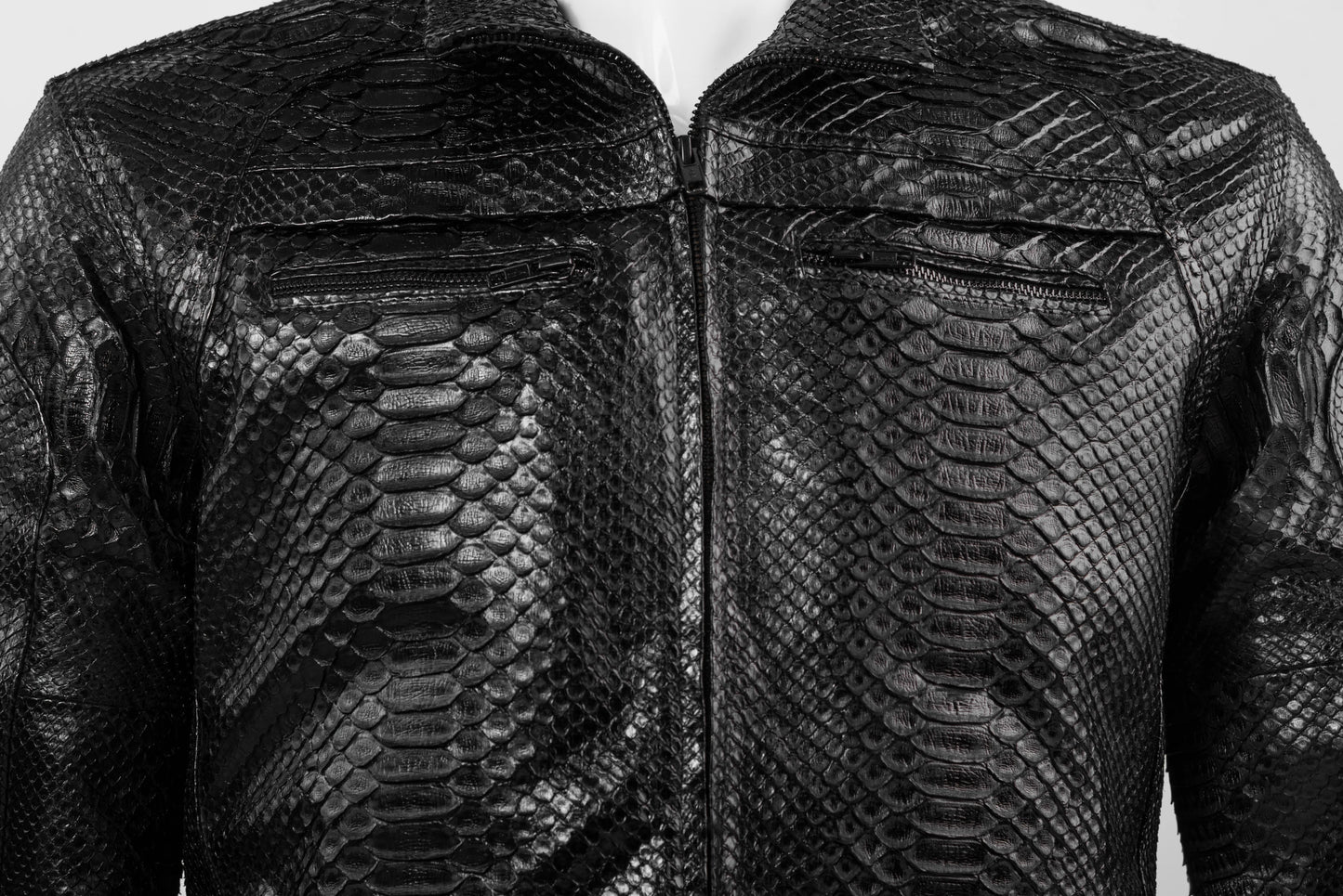 Black Phyton Real Jacket