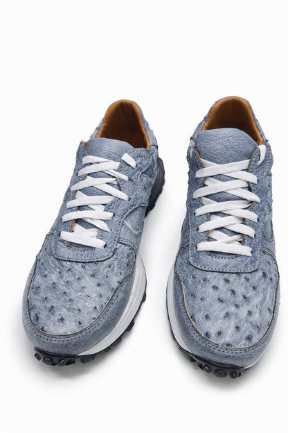 Fabio Ostrich Blue