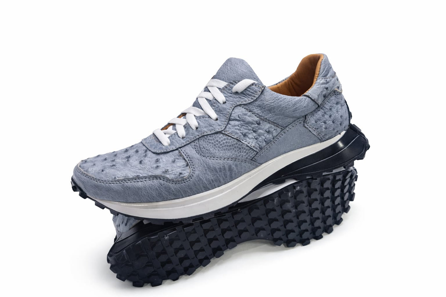 Fabio Ostrich Blue