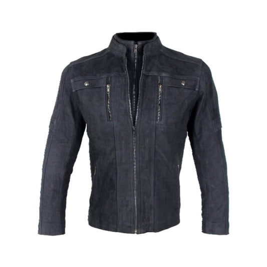 JAKET TOMMY BLACK SUADE