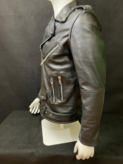 JACKET BIKER BLACK STRONG