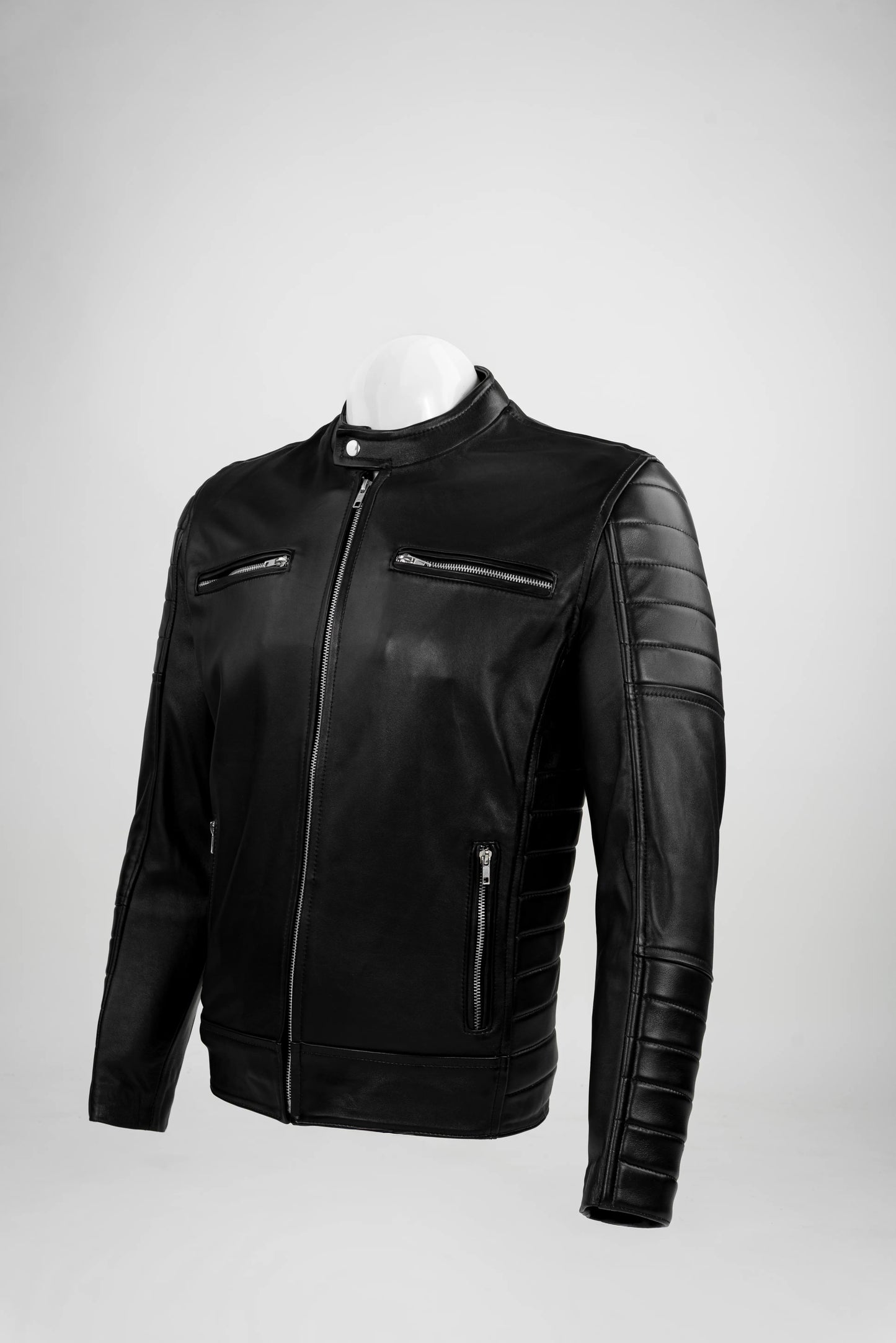 Erik Black Biker Jacket