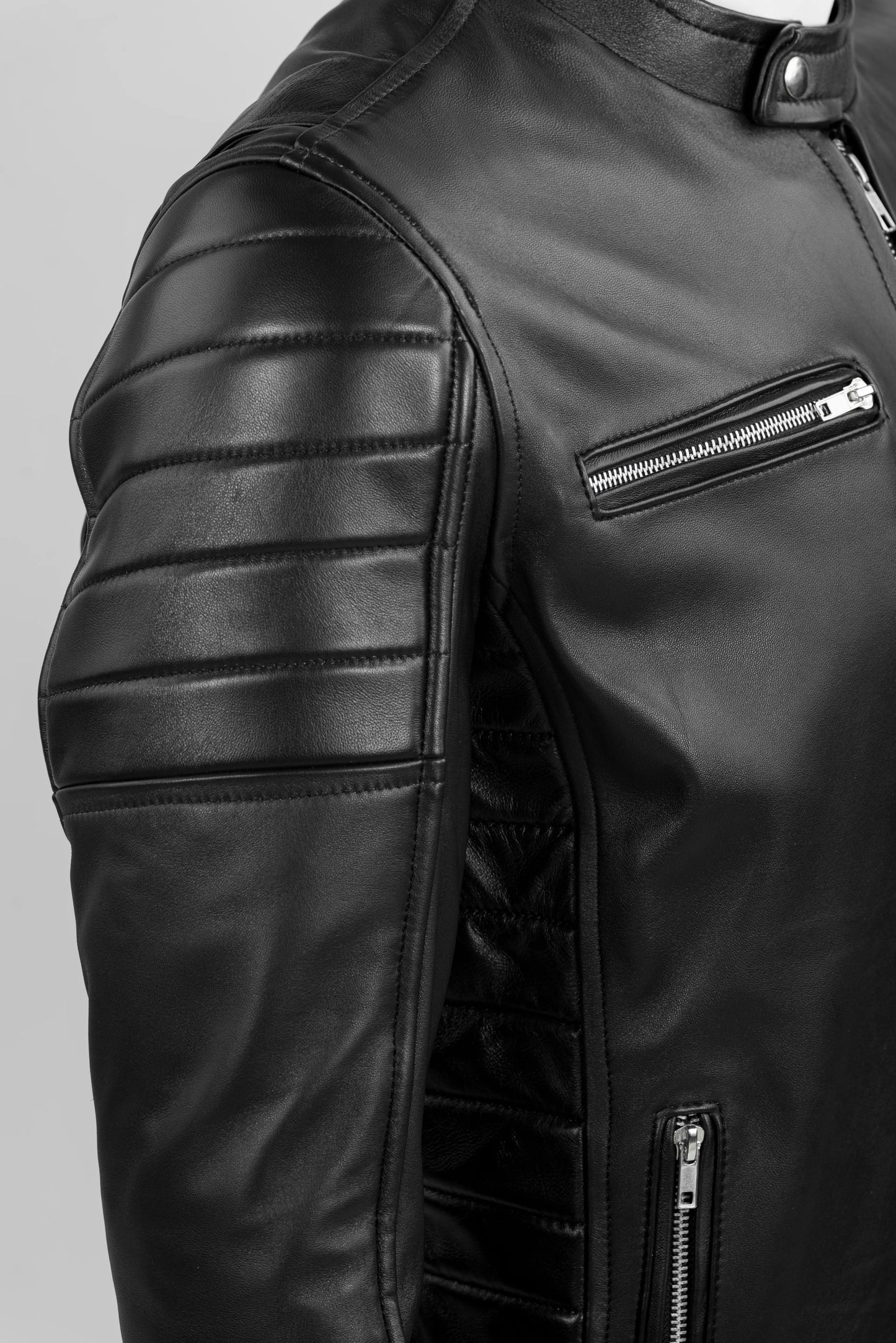 Erik Black Biker Jacket