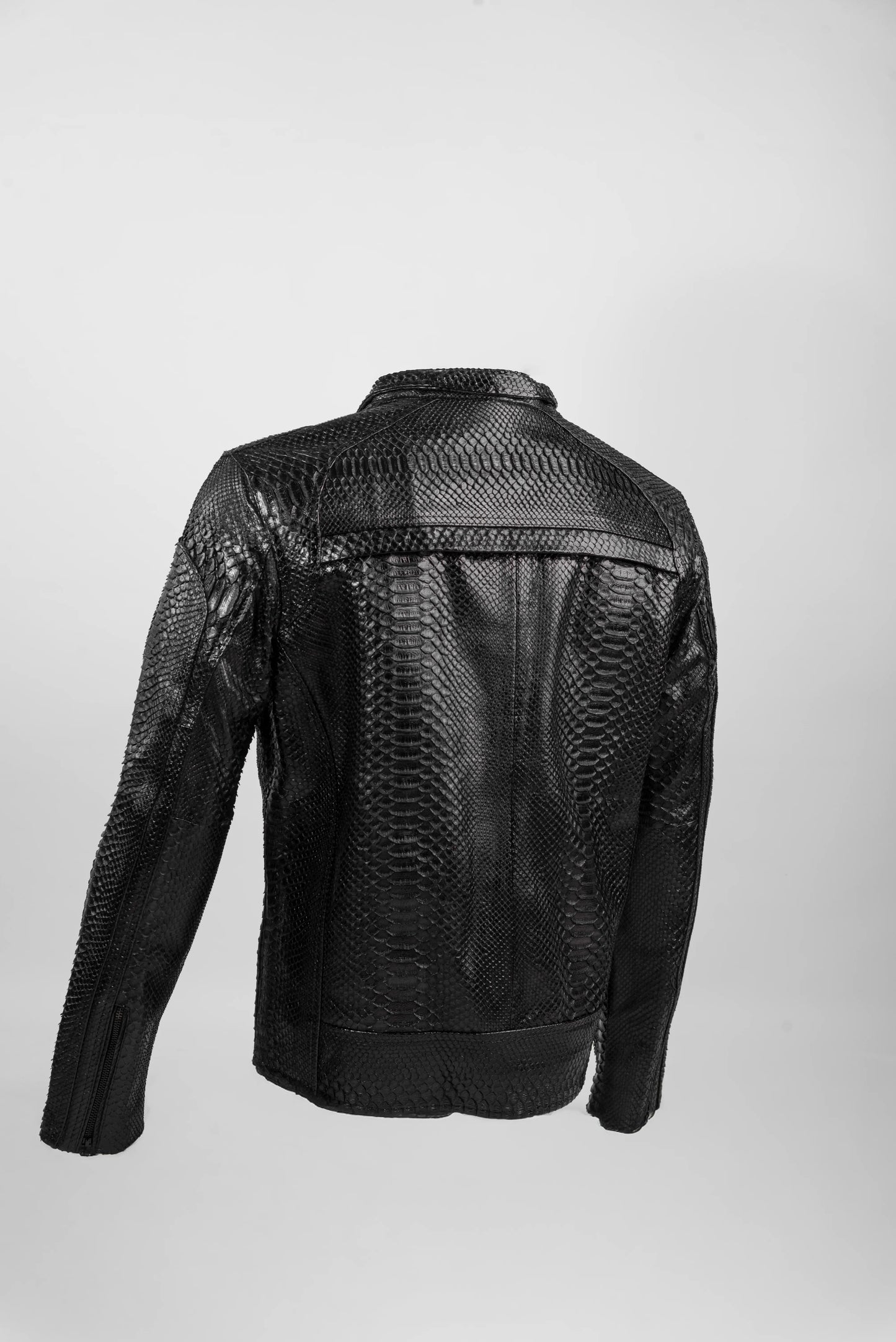 Black Phyton Real Jacket