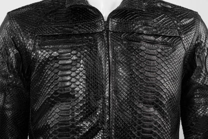 Black Phyton Real Jacket
