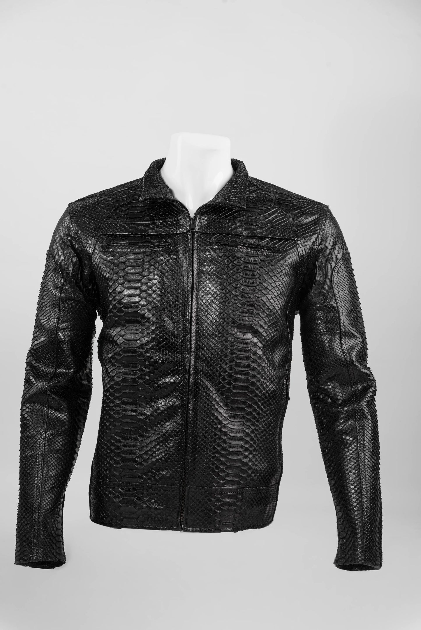 Black Phyton Real Jacket