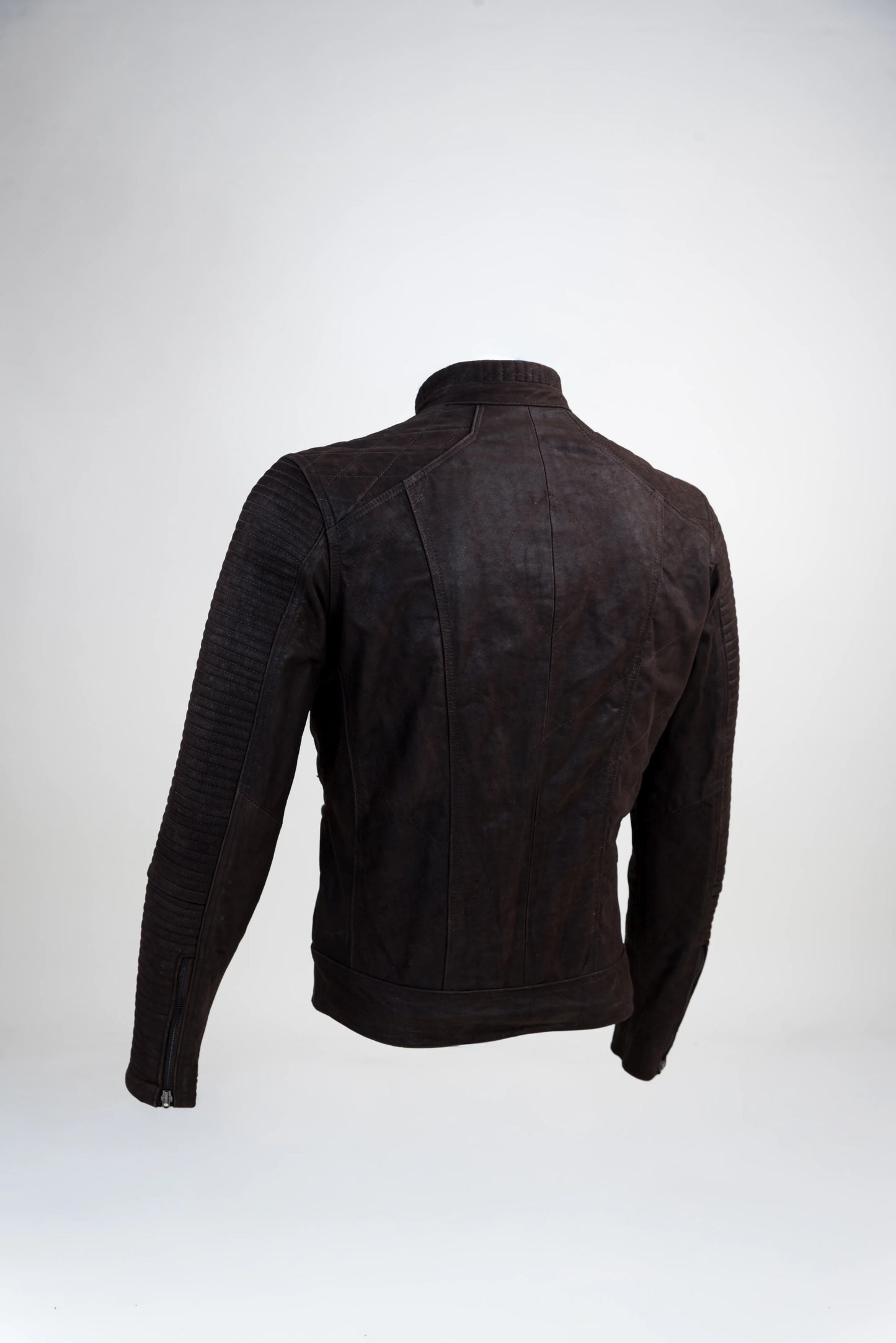 Leving Brown Racer Jacket