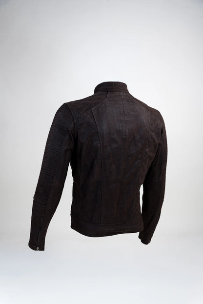 Leving Brown Racer Jacket