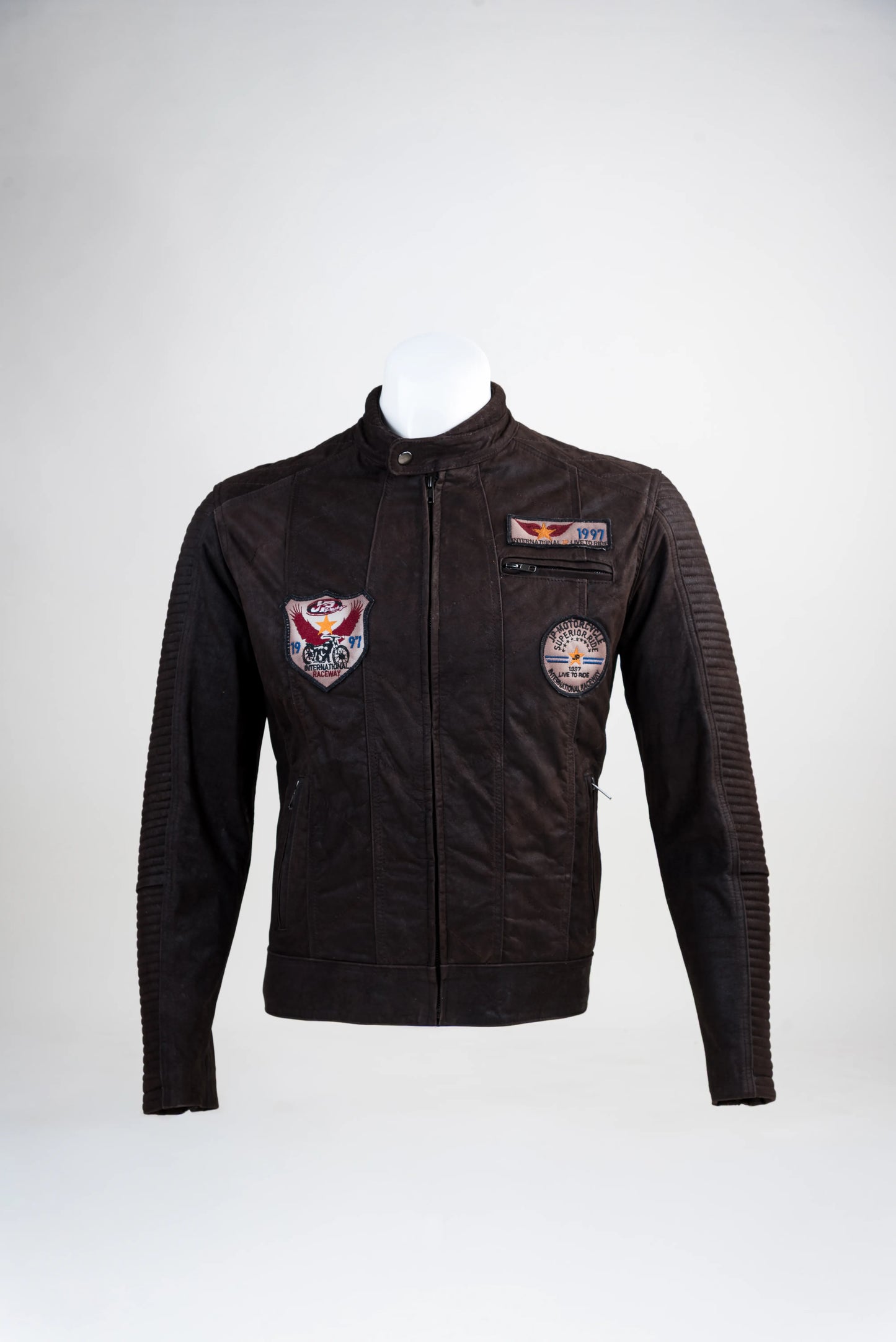 Leving Brown Racer Jacket