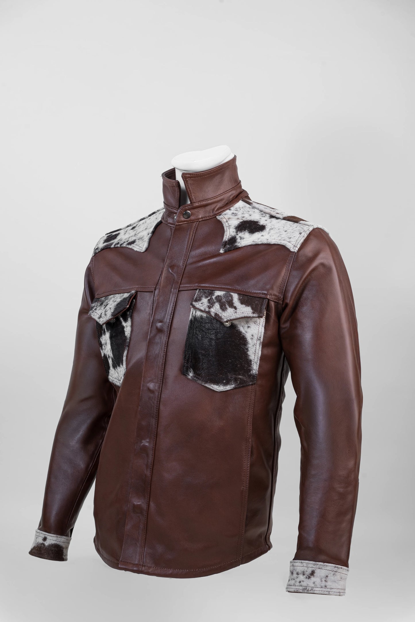 Caramel Cow Hair Overshirt