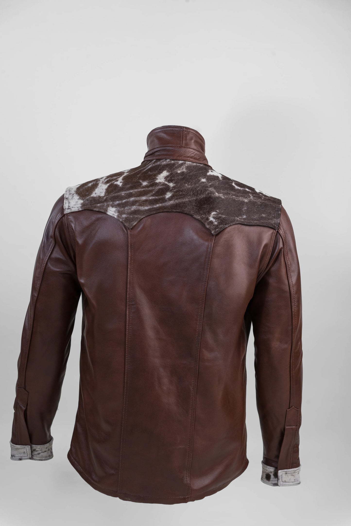 Caramel Cow Hair Overshirt