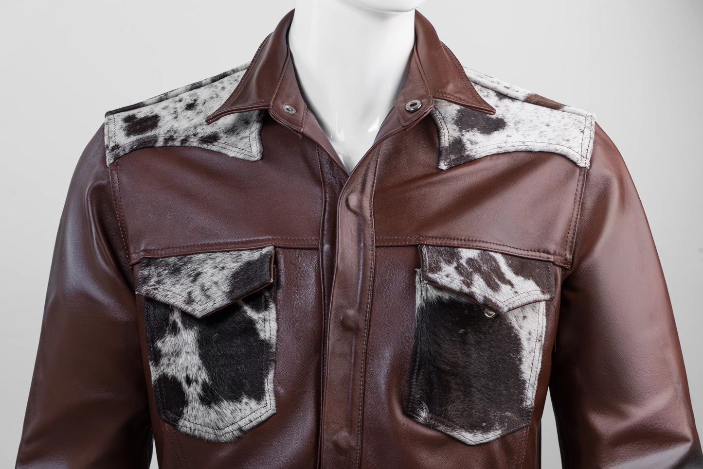 Caramel Cow Hair Overshirt