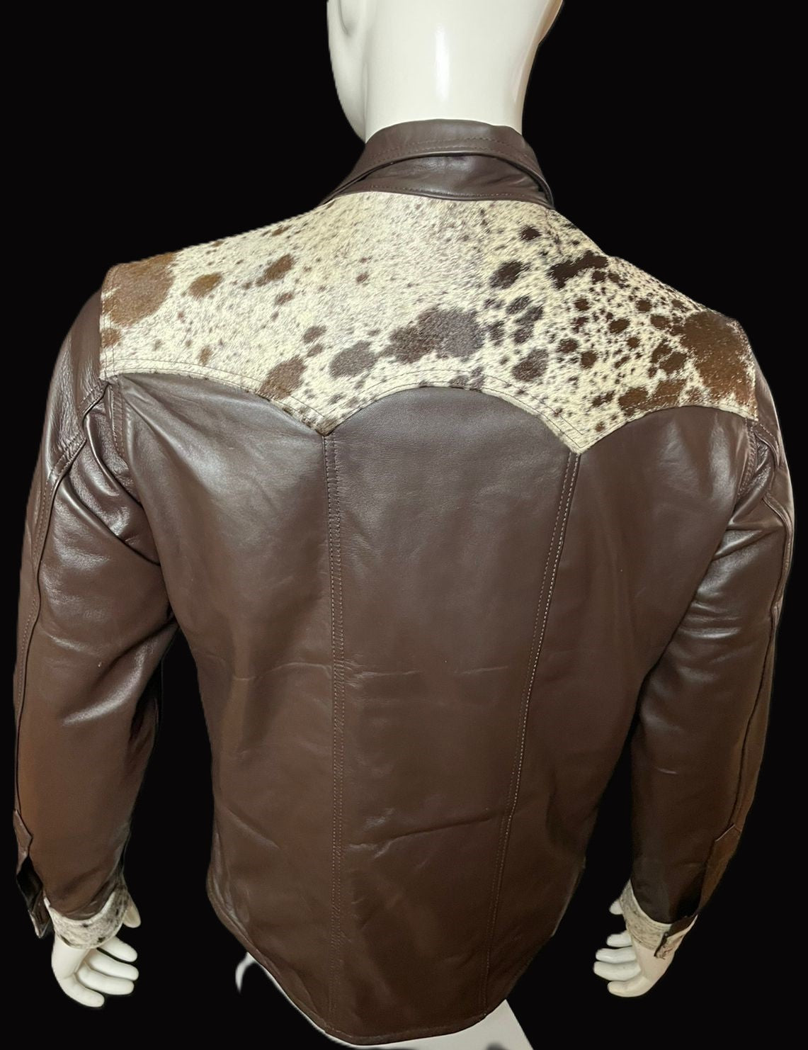 SOBRECAMISA COWHAIR BROWN