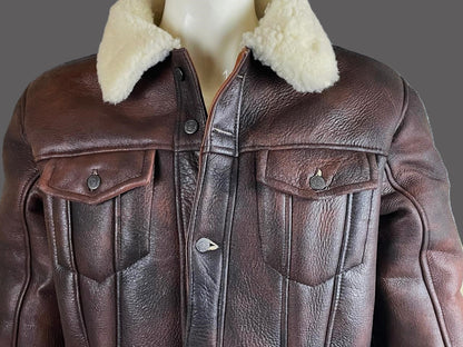 NATURAL SHEEP HAIR JACKET