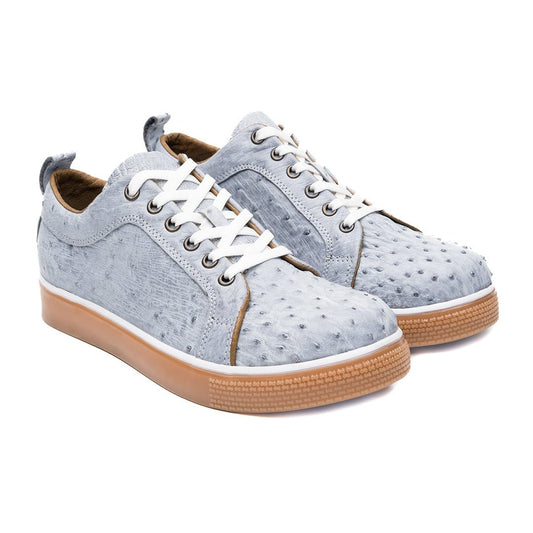 SNEAKER OSTRICH BLUE